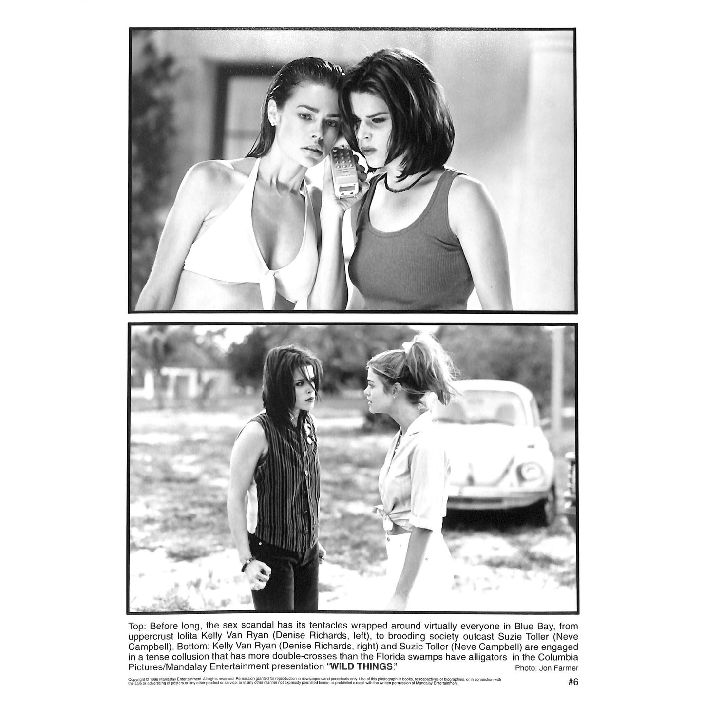 Wild Things (1998) 7 Movie Stills 8x10