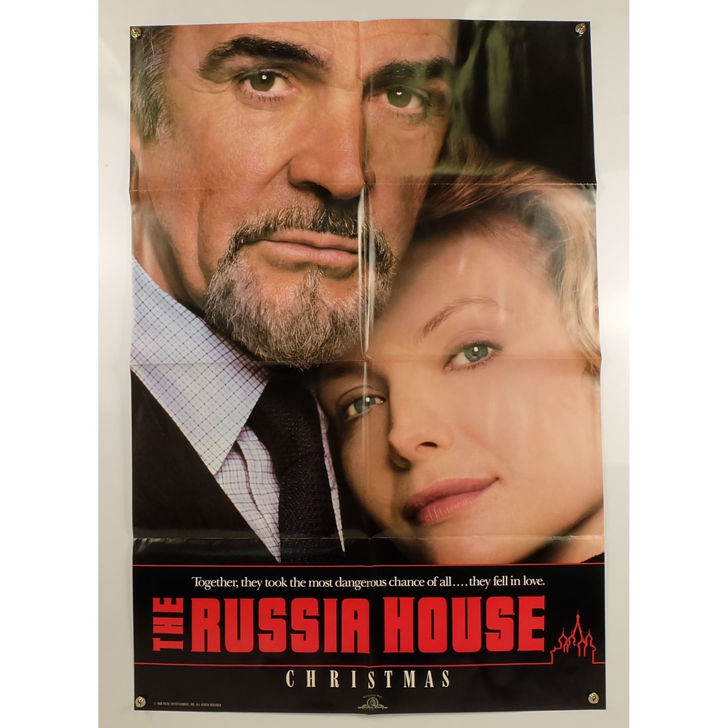 The Russia House (1990) Original Movie Poster Folded 27x41