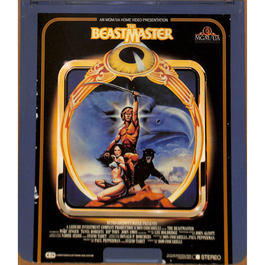 The Beast Master (1982) CED RCA SelectaVision TESTED WORKING