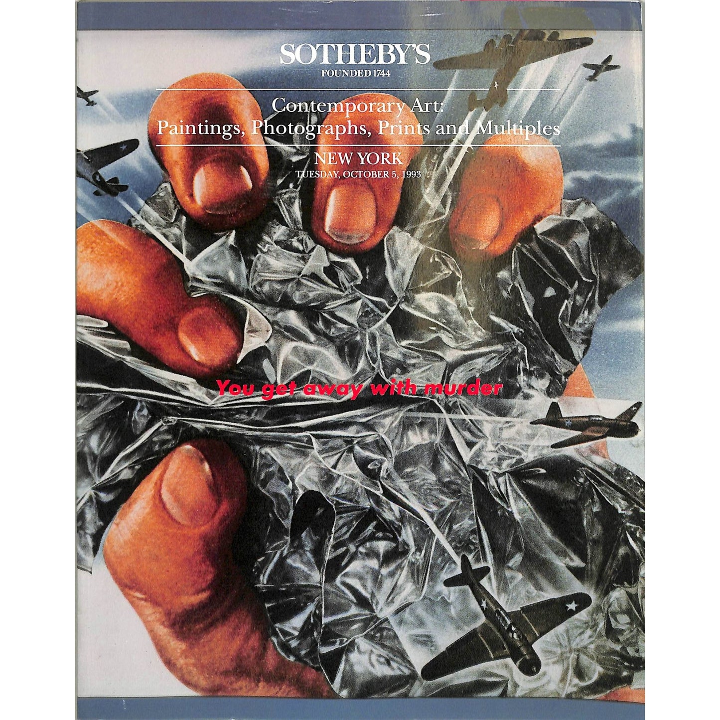 Sotheby's Contemporary Art Auction Catalog October 5, 1993