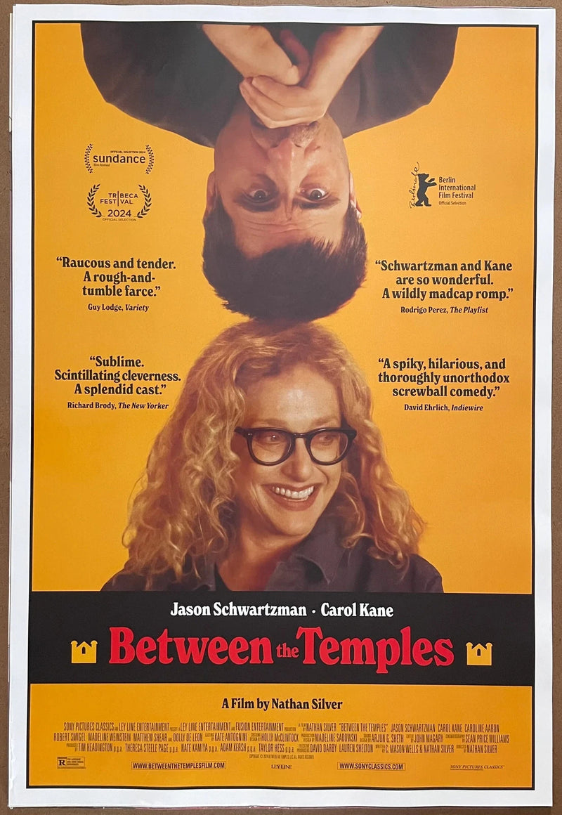 Between the Temples 2024 Original Movie Poster 27x40 Jason Schwartzman