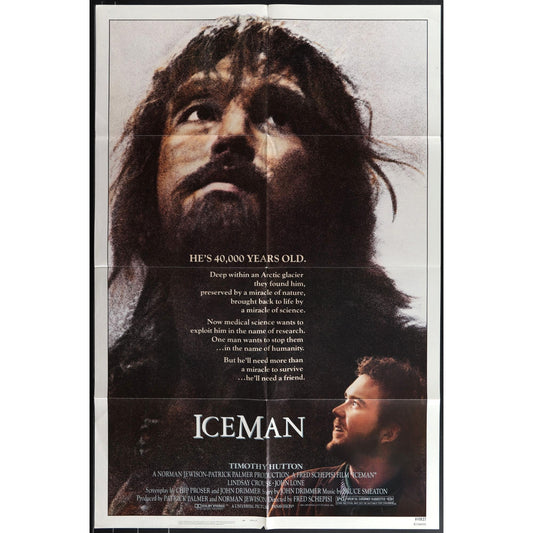 Iceman (1984) Original Movie Poster Folded 27x41 Timothy Hutton EM4-161