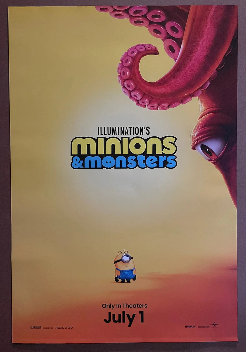Minions and Monsters 2026 US One Sheet 27x40 DS Poster Illumination Animated