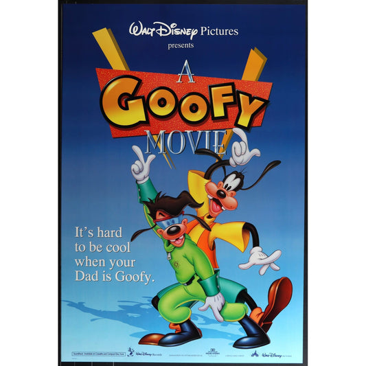 A Goofy Movie (1995) Original Rolled Disney Movie Poster Double-Sided EM4-46