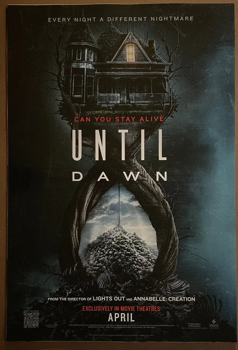 Until Dawn 2025 USA 27x40 Double-Sided Horror Movie Poster