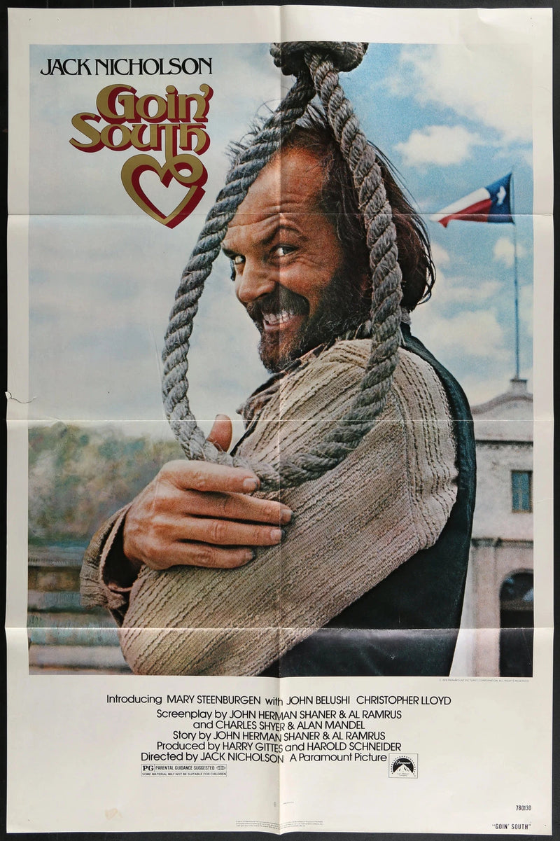 Goin' South (1978) Original One Sheet Poster 27x41 Jack Nicholson