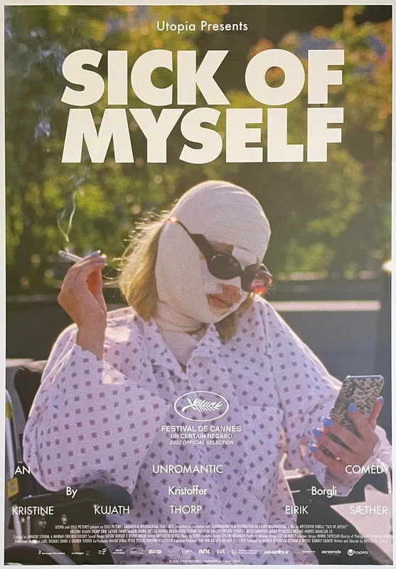 Sick of Myself 2022 Original Movie Poster 27x40 SS Kristoffer Borgli