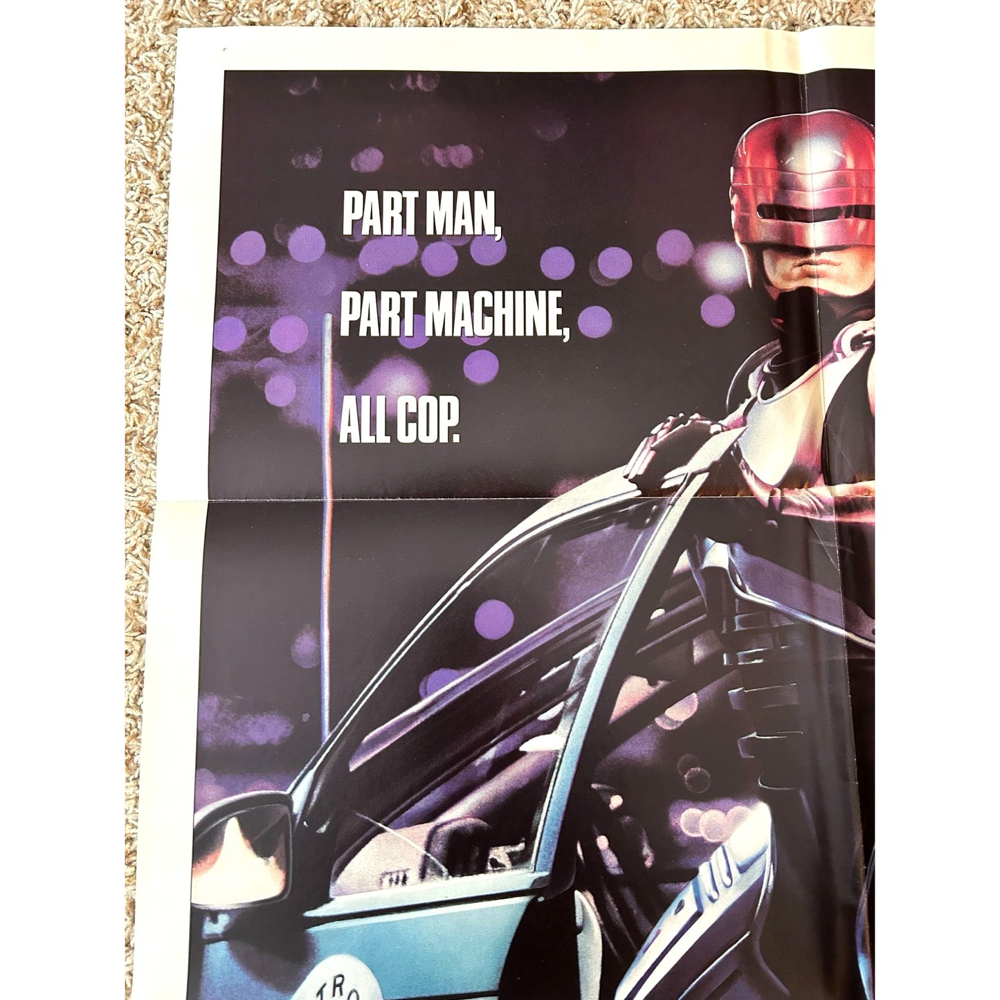 Robocop (1987) ORIGINAL Movie Poster One-Sheet 27x41 Folded NM Condition!