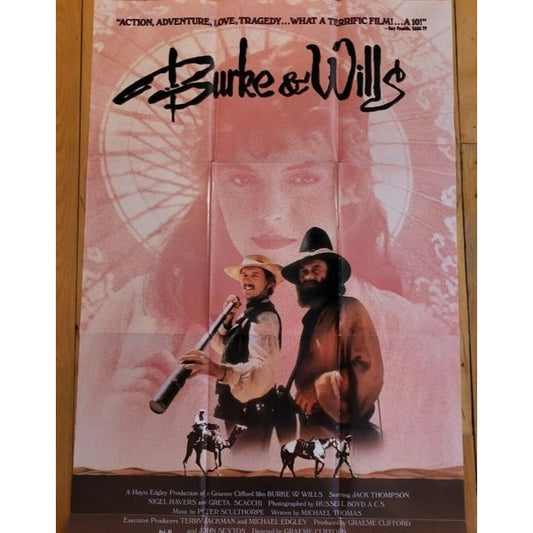 Burke & Wills (1985) Original Movie Poster 27x41 Folded Jack Thompson