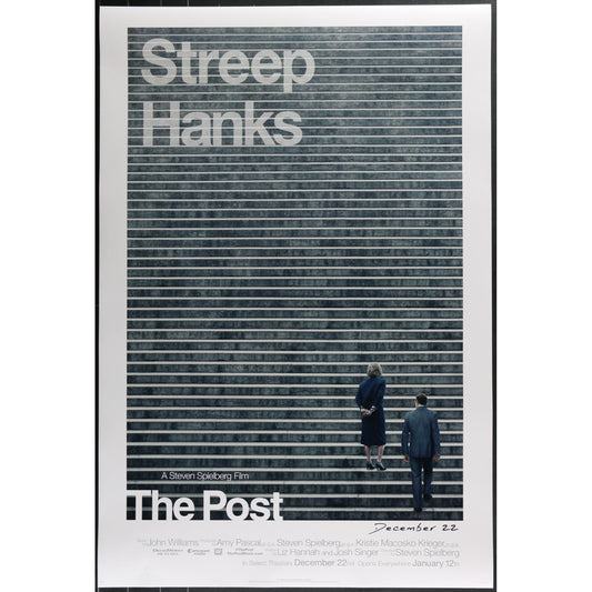 The Post (2017) Original Double-sided Movie Poster Rolled 27x40