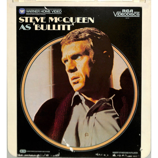 Bullitt (1968) Vintage CED Videodisc