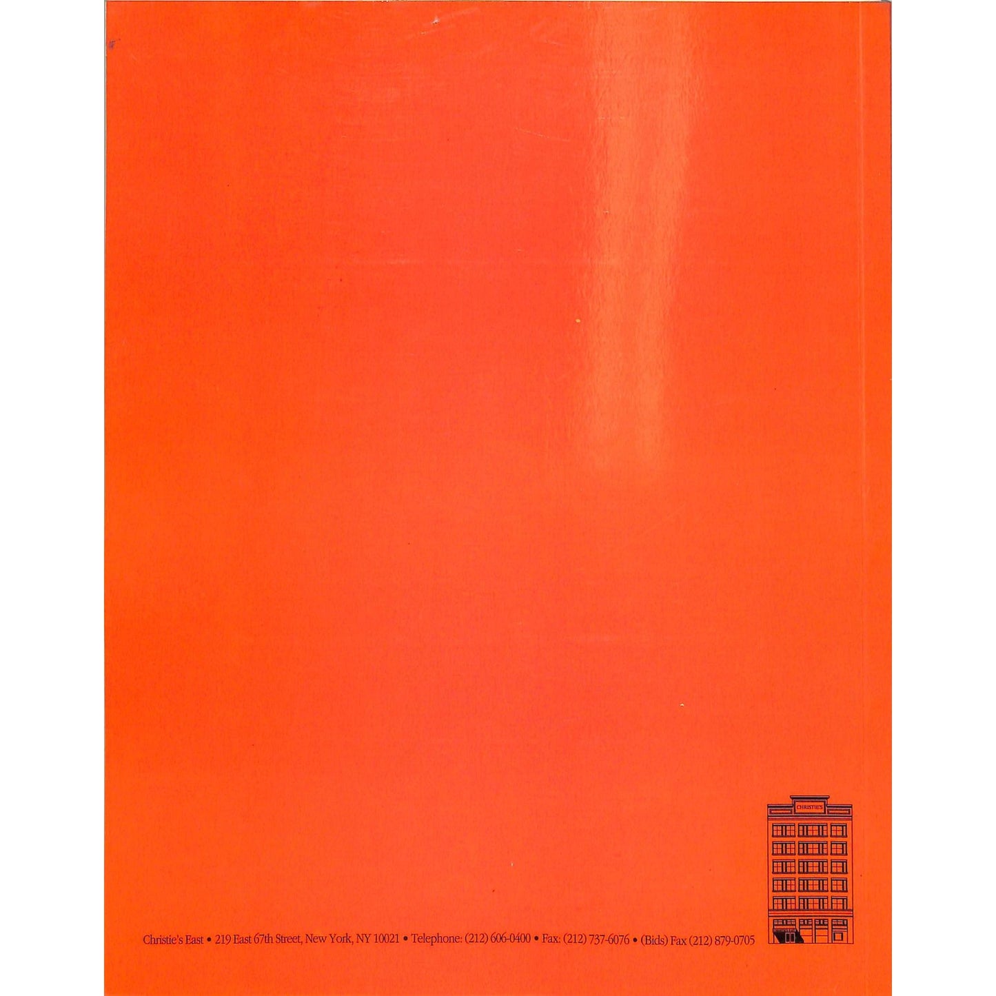 Christie's Contemporary Art Auction Catalog November 8, 1993