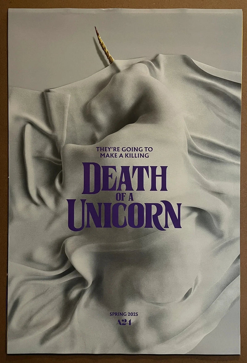 Death of a Unicorn 2025 USA 27x40 DS Rolled A24 Horror Comedy Poster