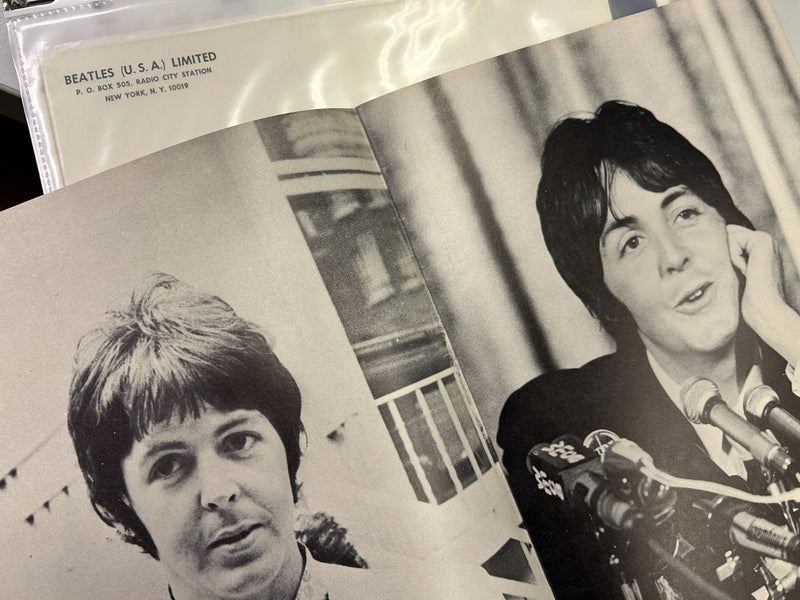 Beatles Vintage Fan Club Photo Collection 1960s Memorabilia Binder Posters Cards
