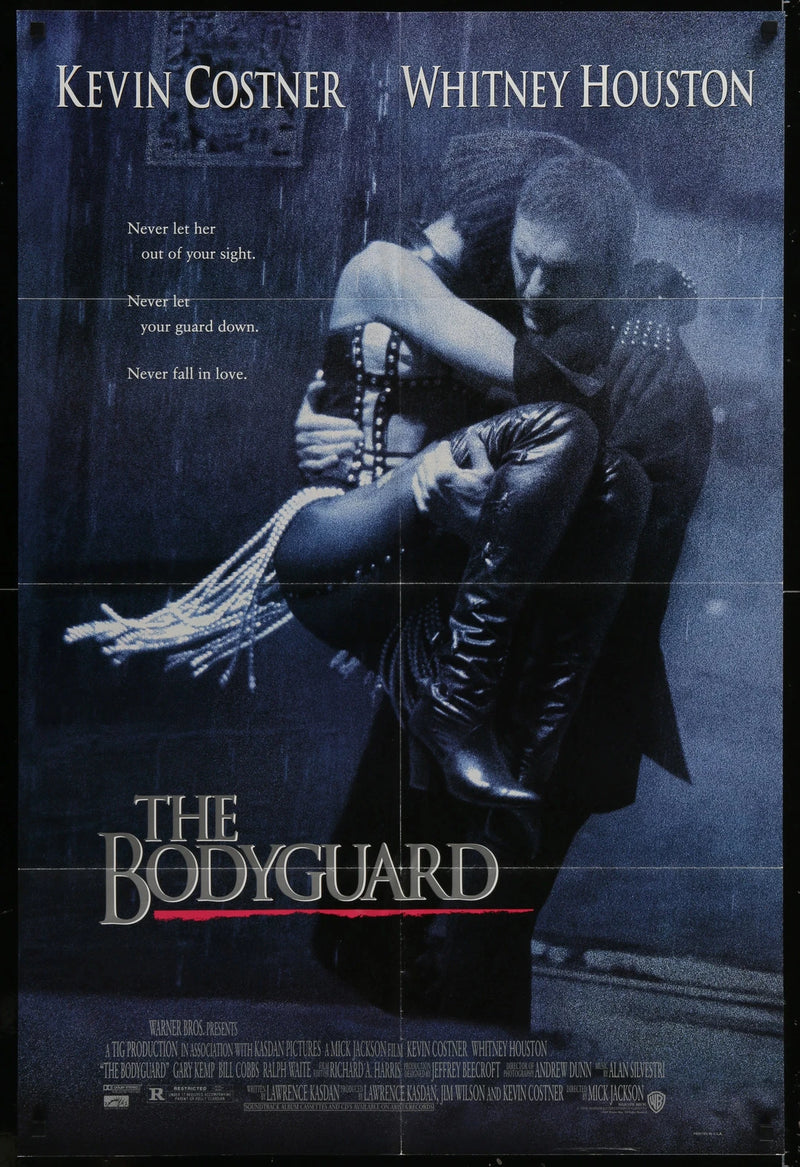 The Bodyguard 1992 Original 27x41 Single-Sided Movie Poster Costner Houston