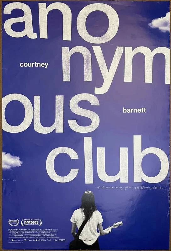 Anonymous Club 2021 Original Movie Poster 27x40 SS Courtney Barnett