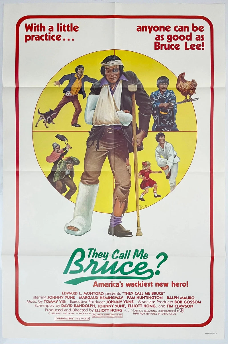 They Call Me Bruce? 1982 27x41 Folded USA One Sheet Movie Poster Johnny Yune