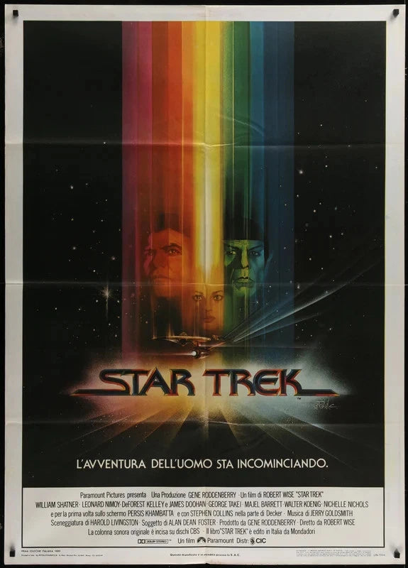 Star Trek: The Motion Picture 1979 Original Italian 1P Movie Poster 39x55 Sci-Fi