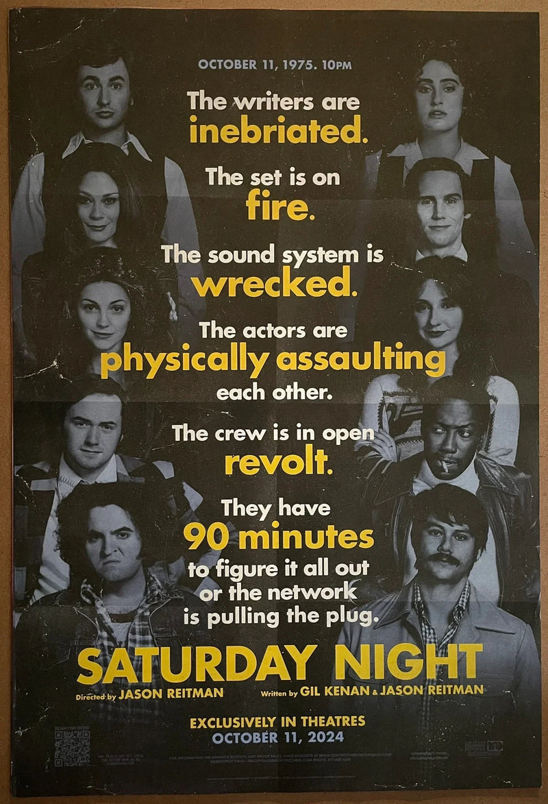 Saturday Night 2024 USA One-Sheet DS Comedy Drama Poster 27x40 SNL