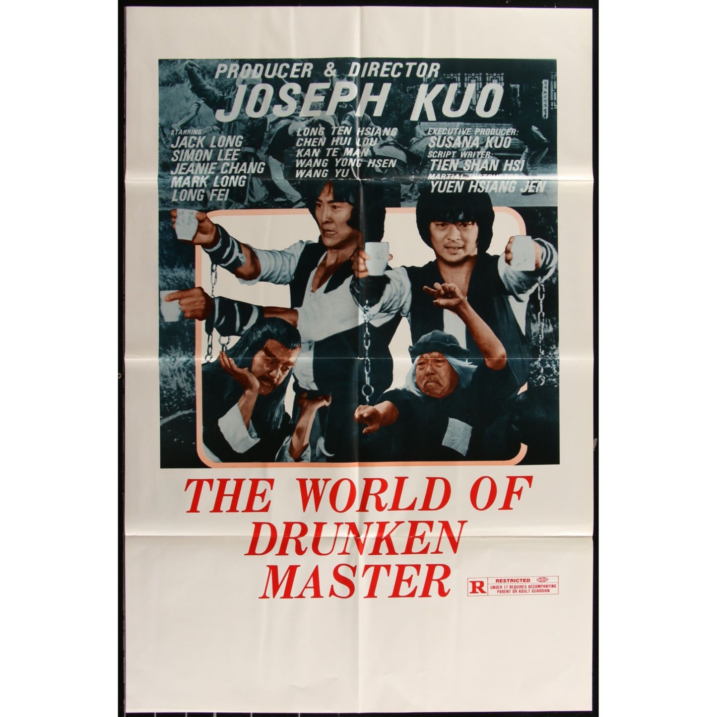 LOT OF 21 KUNG FU ONE-SHEETS 1970s Orig. 27x41 Folded Martial Arts Movies EM2A1