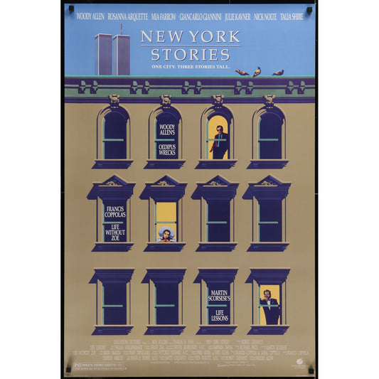 New York Stories (1989) Original Movie Poster Rolled 27x41