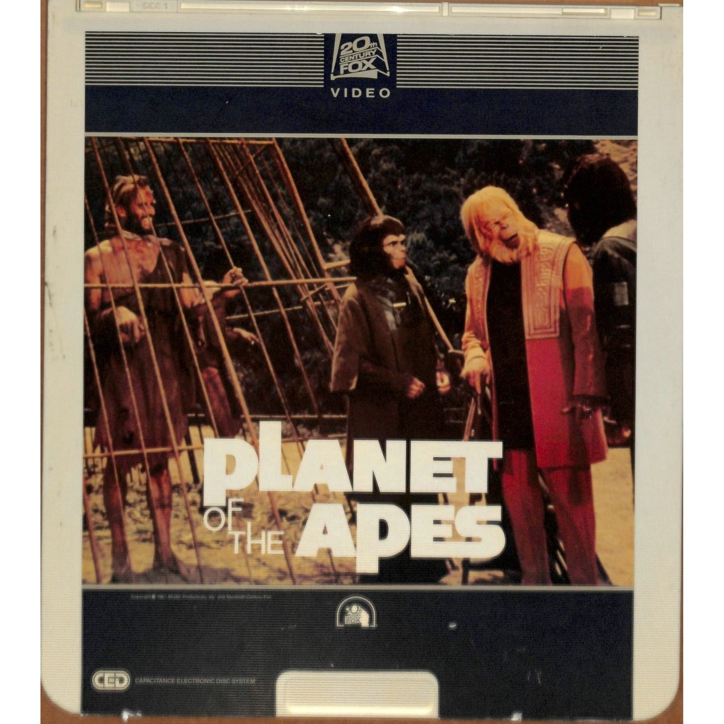 Planet of the Apes (1982) Vintage CED RCA SelectaVision Videodisc TESTED WORKING