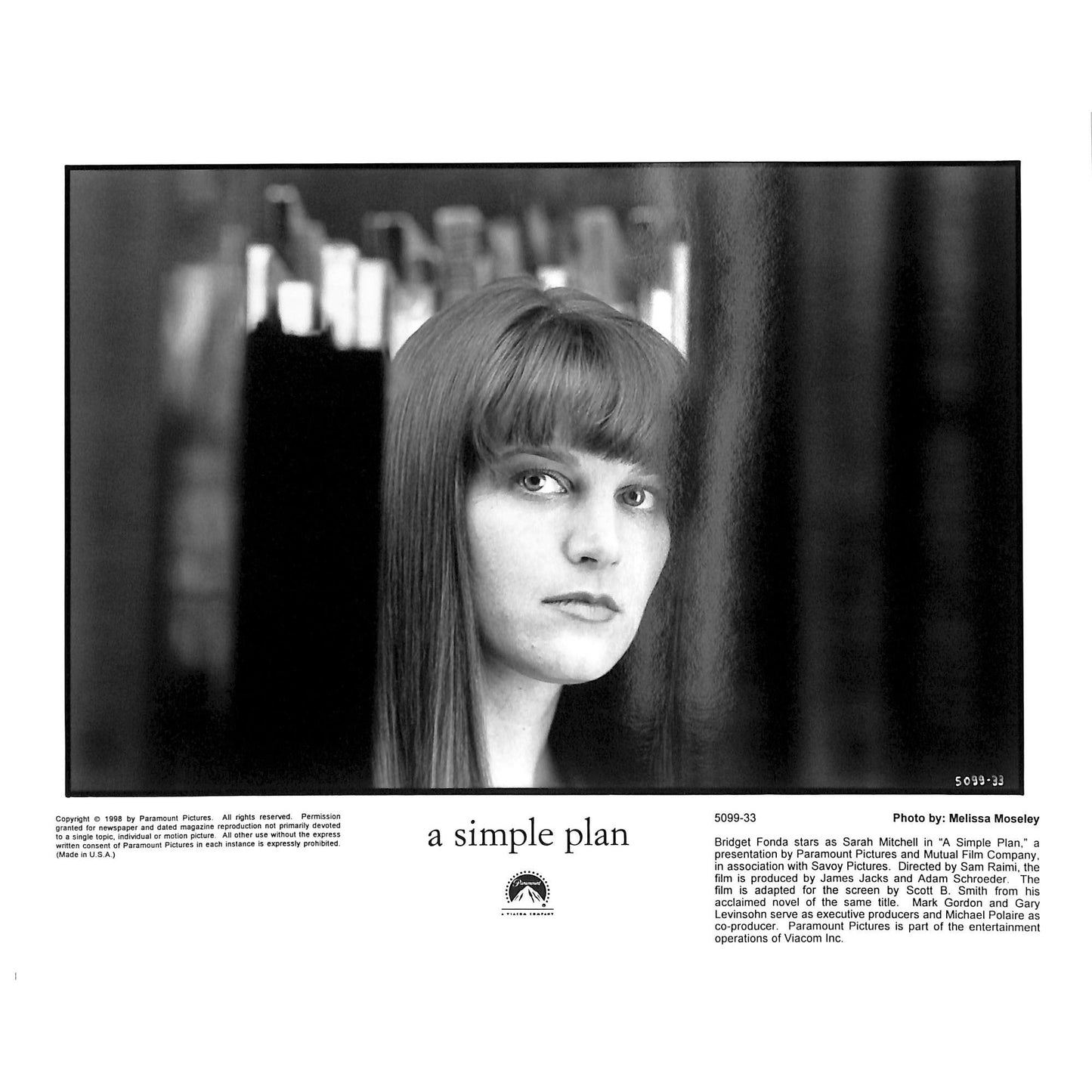 A Simple Plan (1998) Movie Still Full Set 8x10