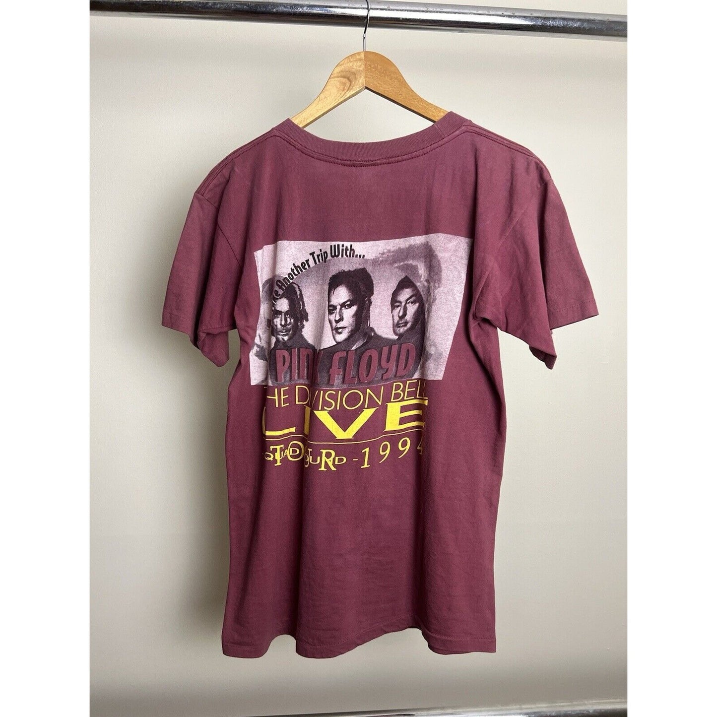 Vintage 1994 Pink Floyd T Shirt Adult Medium The Division Bell Tour Concert