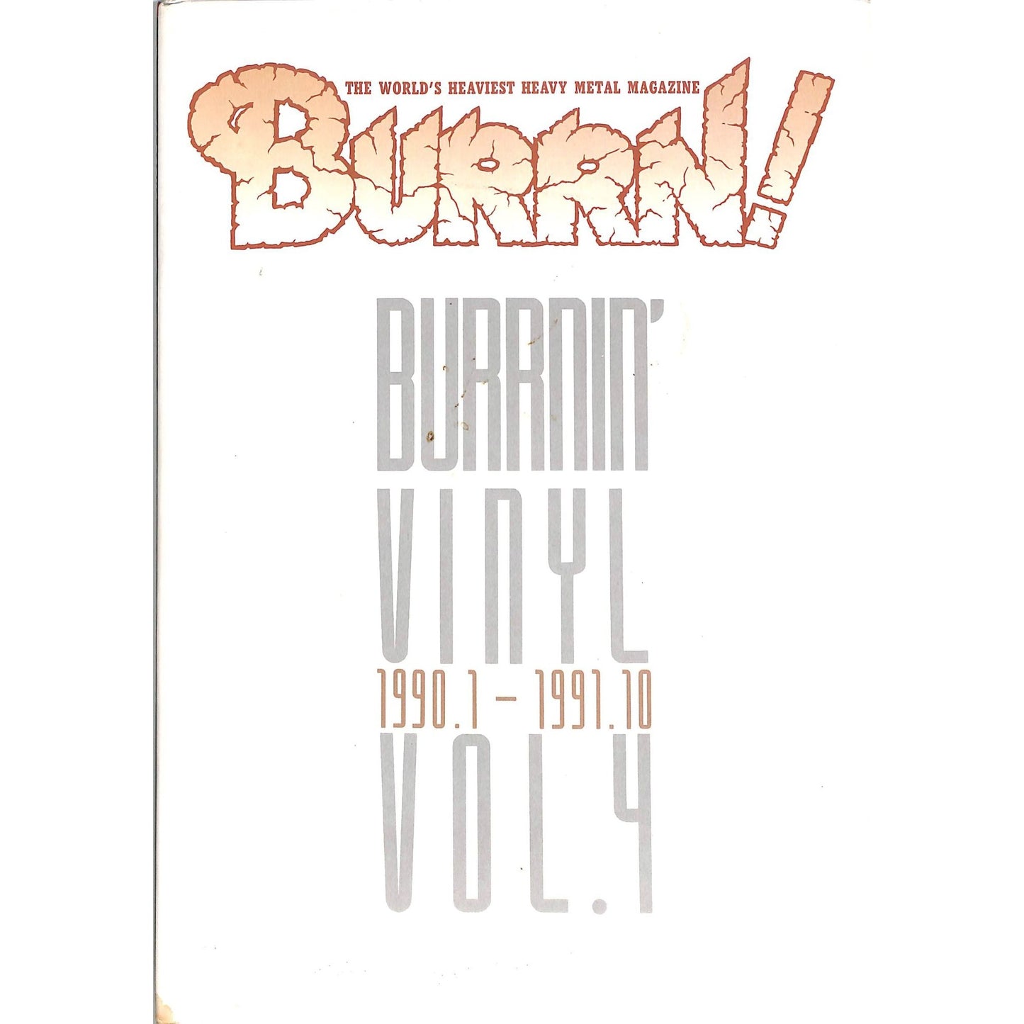 Burrn! Magazine Burrnin' Vinyl Vol. 4 1990-1991 Special Issue Heavy Metal Japan