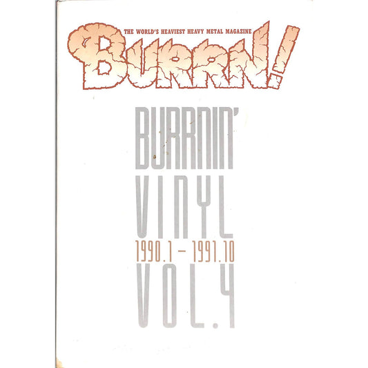 Burrn! Magazine Burrnin' Vinyl Vol. 4 1990-1991 Special Issue Heavy Metal Japan