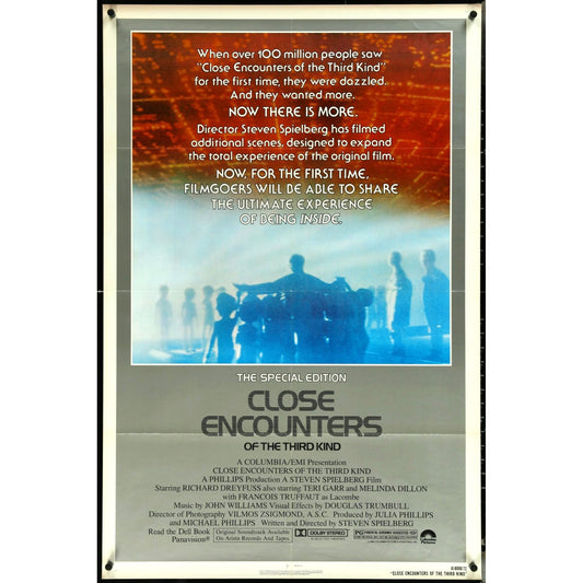 Close Encounters of the Third Kind (1977) Original Movie Poster Folded 27x41