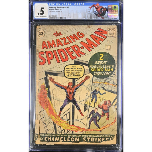 Amazing Spider-Man #1 (1963) CGC 0.5 Cream to Off-White Pages ICONIC COMIC BOOK!