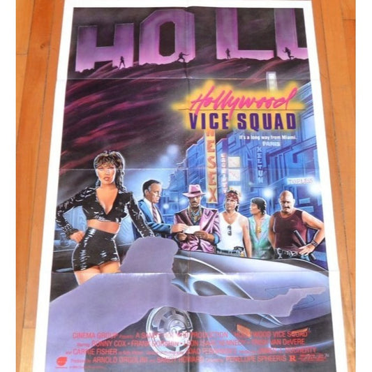 Hollywood Vice Squad (1989) Original Movie Poster 27x41 Erika Eleniak