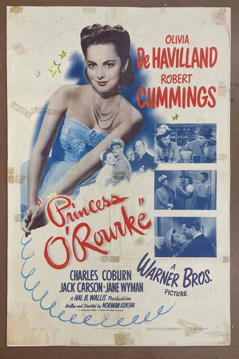 Princess O'Rourke 1943 Original US One Sheet Movie Poster Olivia de Havilland