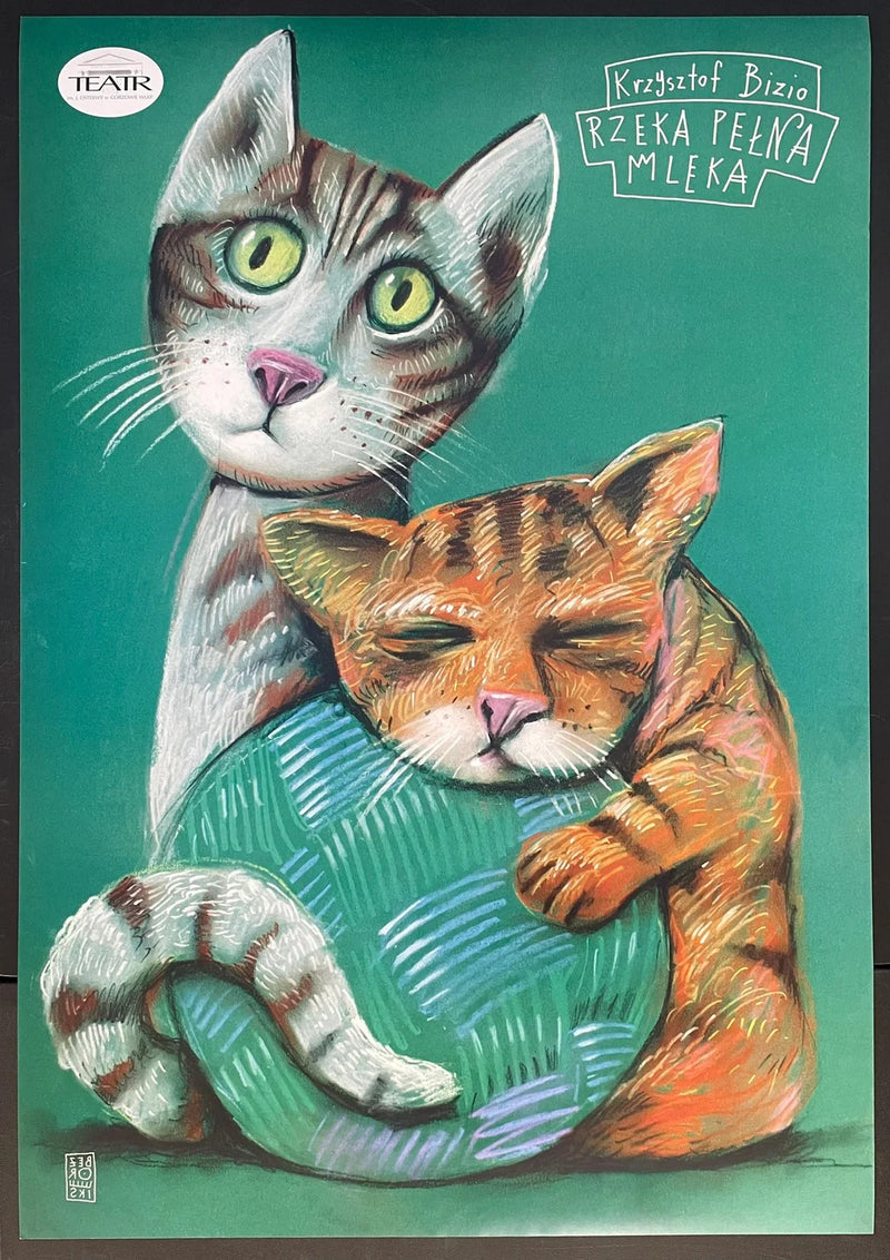 Rzeka Pełna Mleka (2012) Original Polish Theater Poster 27x39
