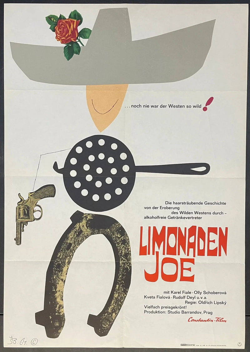 Limonaden Joe (1964) Original German Poster 23x33