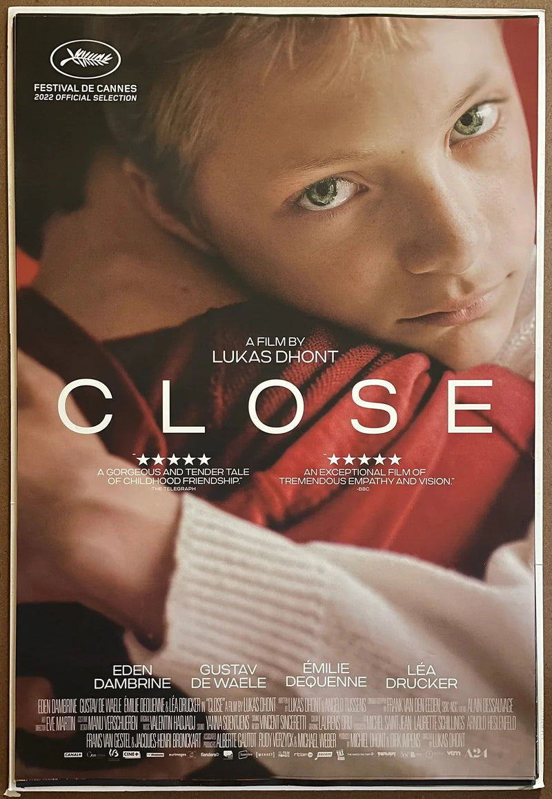 Close 2022 US One Sheet 27x40 DS Poster Lukas Dhont Cannes Drama