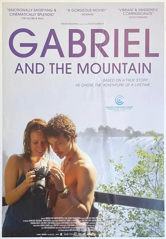 Gabriel and the Mountain 2017 Original Movie Poster 27x40 SS Fellipe Barbosa