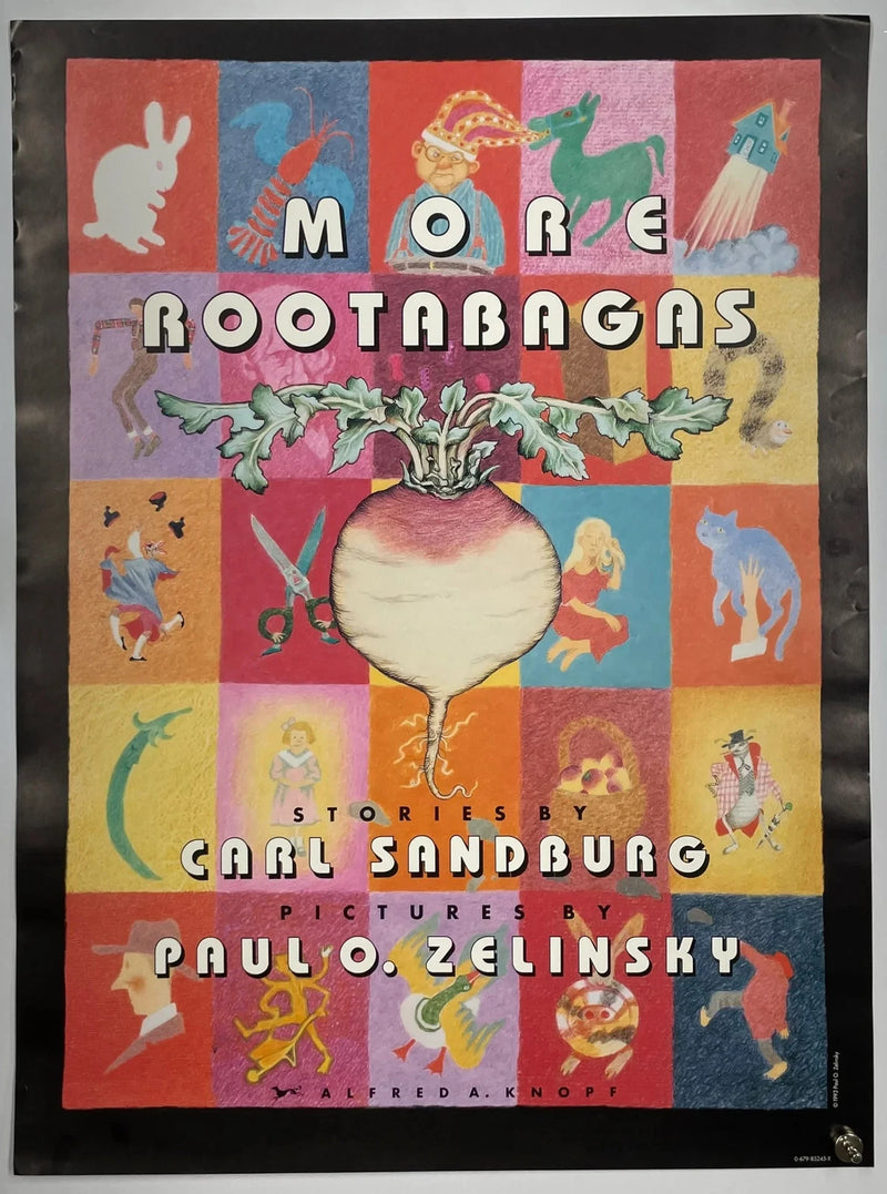 More Rootabagas Carl Sandburg Paul O Zelinsky 1993 Vintage Book Promo Poster