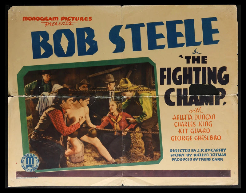 The Fighting Champ (1939) Original Half-Sheet Movie Poster 22x28
