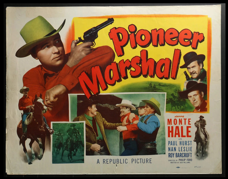 Pioneer Marshal (1949) Original Half-sheet Movie Poster 22x28