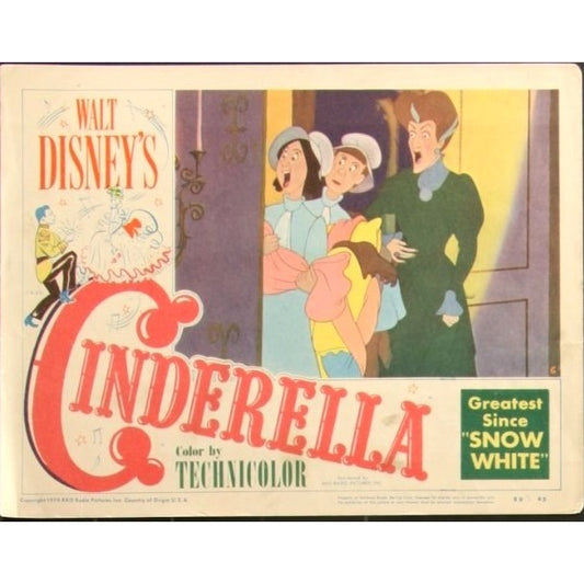 Cinderella (1950) Original Lobby Card Movie Poster 11x14