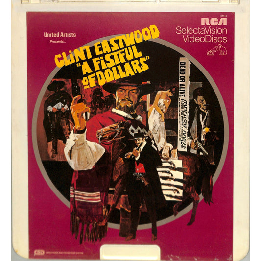A Fistful of Dollars (1964) Vintage CED Videodisc