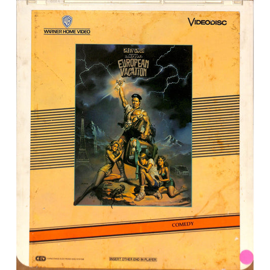 National Lampoon's European Vacation (1985) CED RCA SelectaVision TESTED WORKING