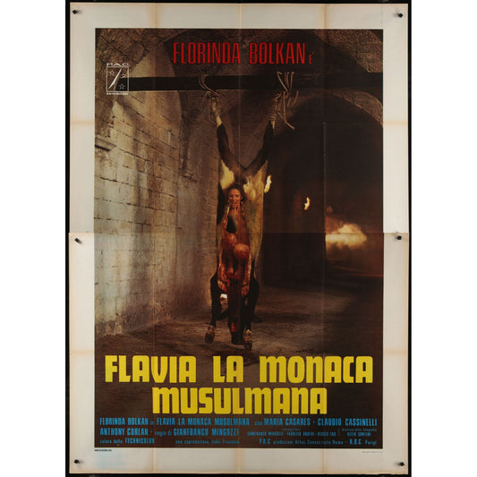 Flavia, the Heretic (1974) Original Italian 2P Movie Poster 55x78