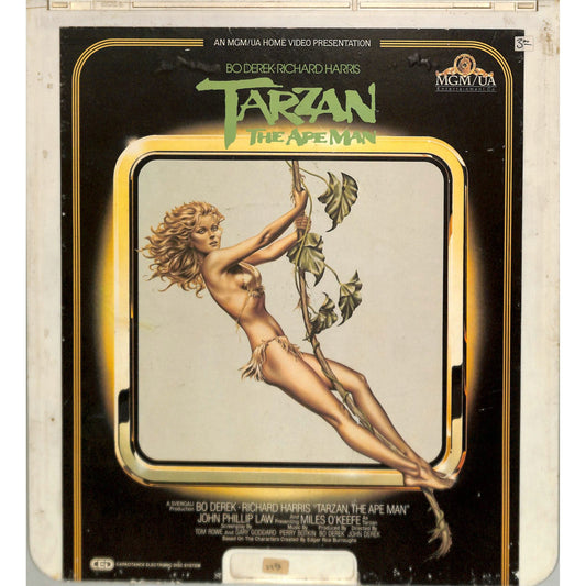 Tarzan the Ape Man (1981) Vintage CED Videodisc