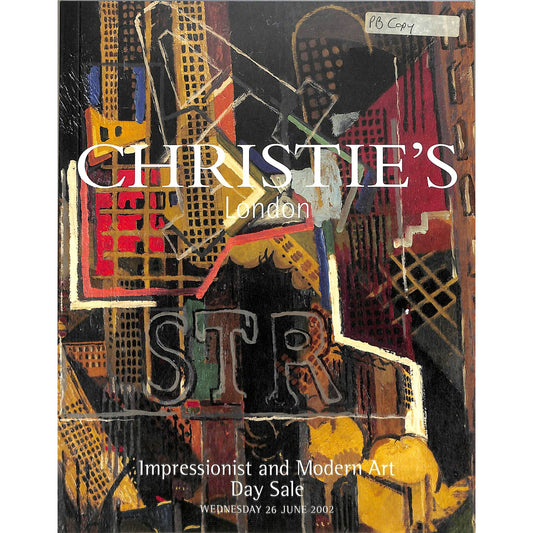 Christie's London Impressionist & Modern Art Auction Catalog June 26, 2002