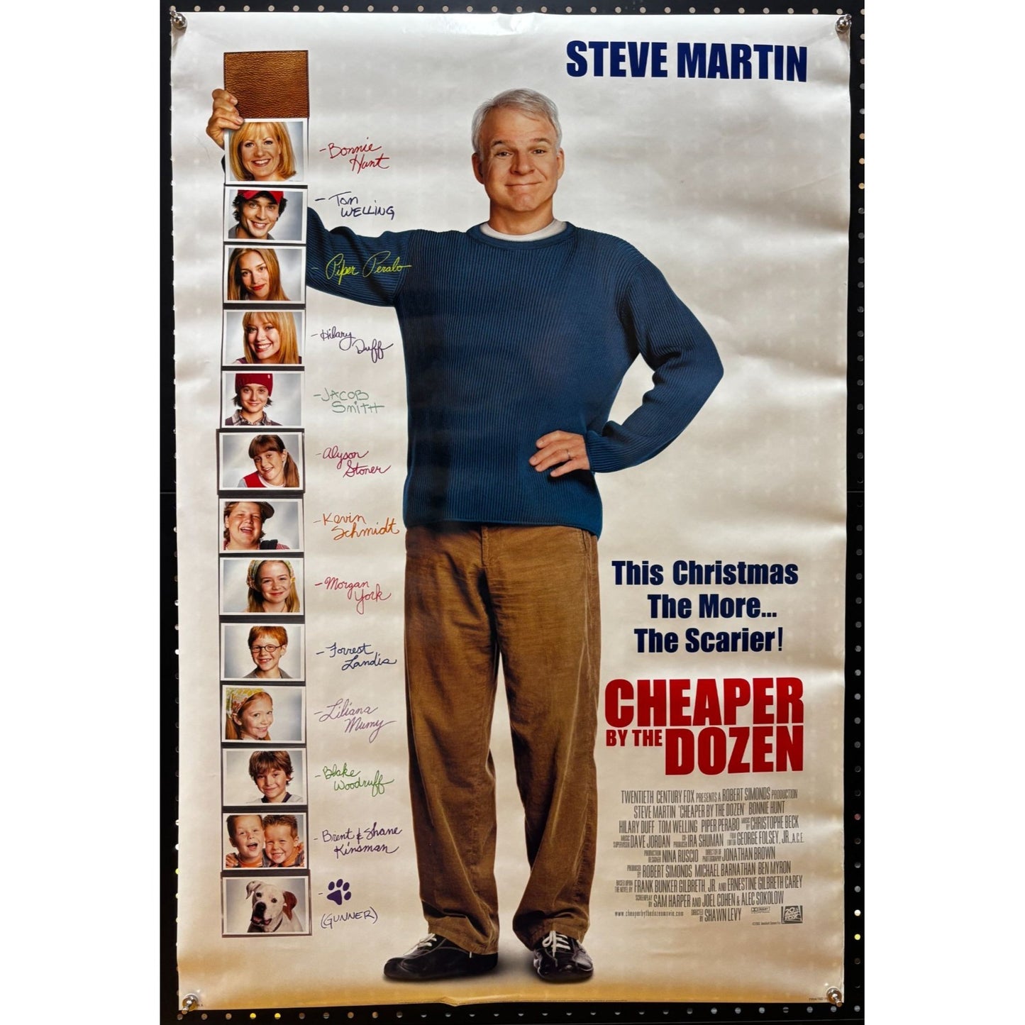 Cheaper by the Dozen (2003) Double-Sided, Original Rolled Poster 27x40