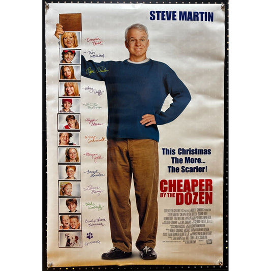 Cheaper by the Dozen (2003) Double-Sided, Original Rolled Poster 27x40