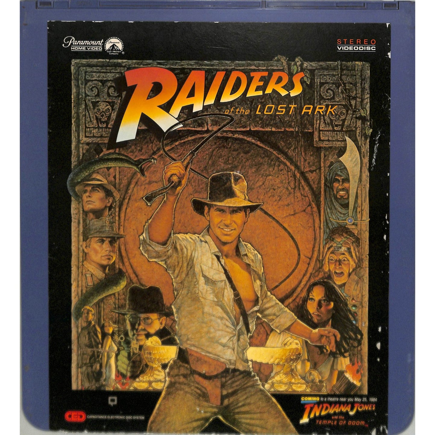 Raiders of the Lost Ark (1981) Vintage CED Videodisc